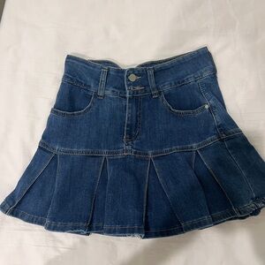 Chic Blue Denim Mini Skirt